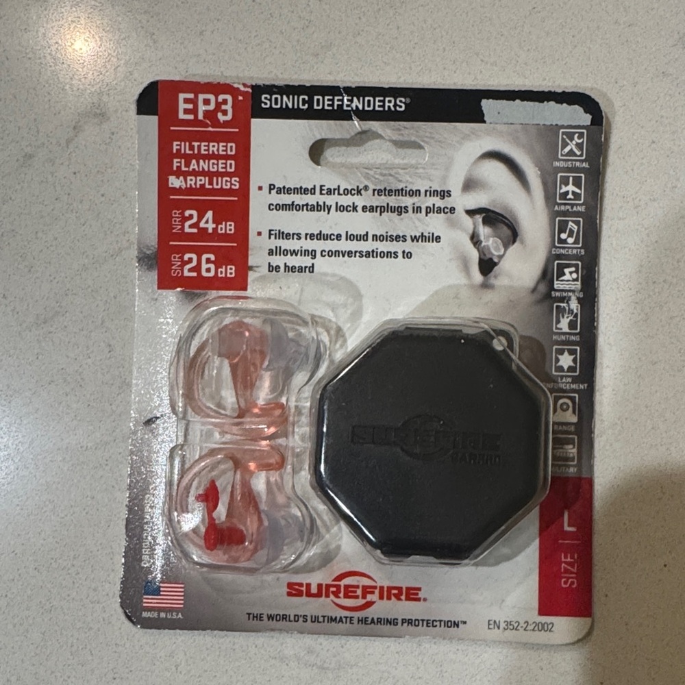 Sonic Defenders Earplugs - Red